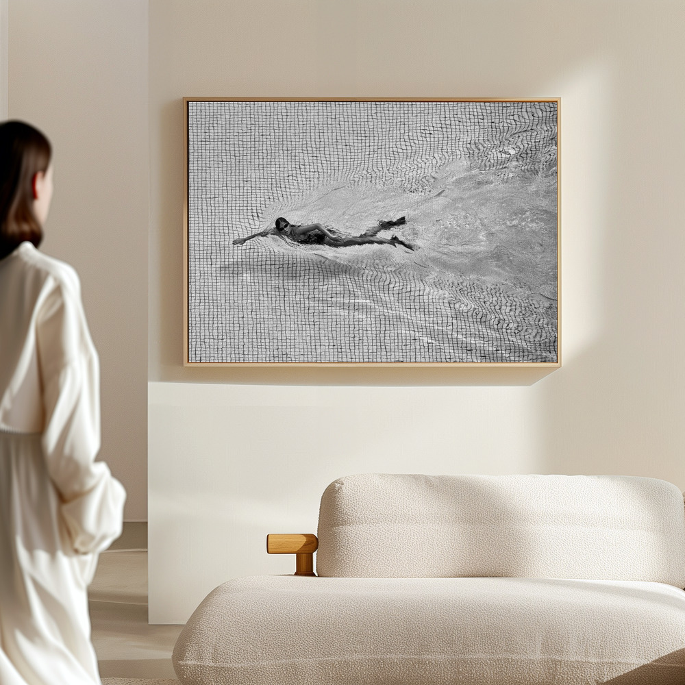 Canvas print - Breaking the net in the hall