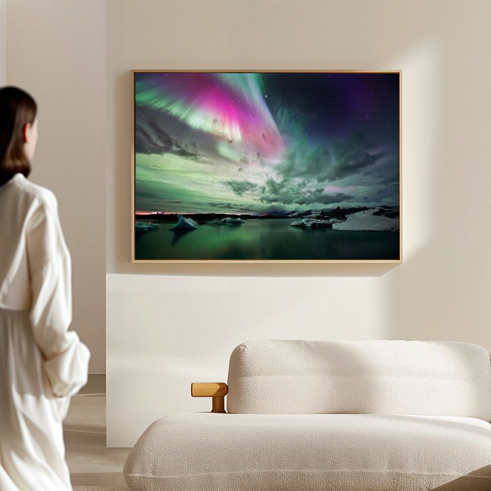 Canvas schilderi - Jökulsárlón Lake in de hal
