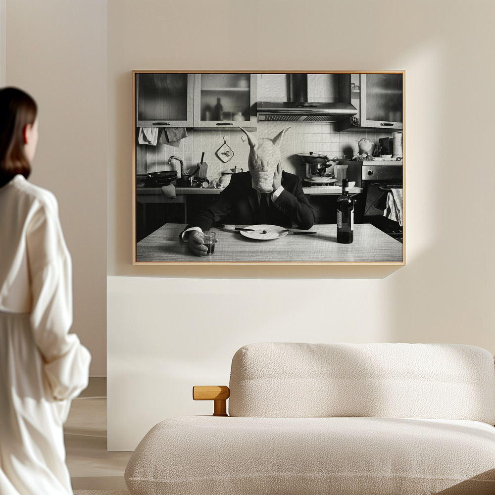 Canvas print - Just one day alone in the hall