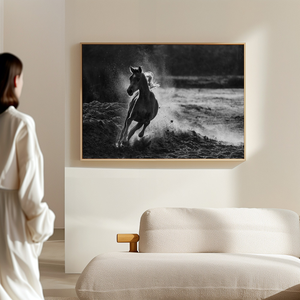 Canvas print - Take off in the hall