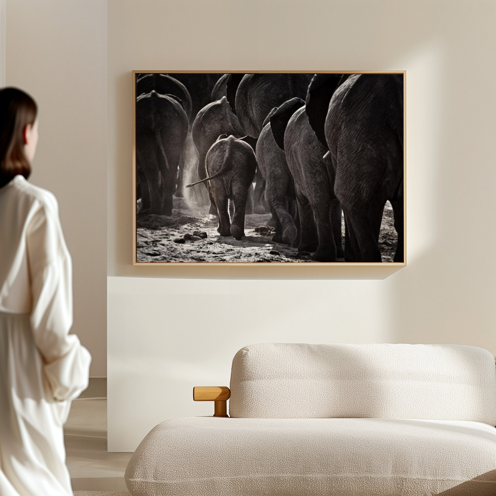 Canvas print - Walking Home in the hall