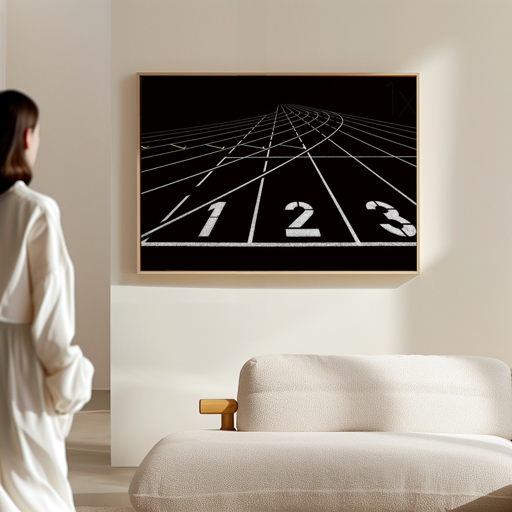 Canvas print - 123 in the hall