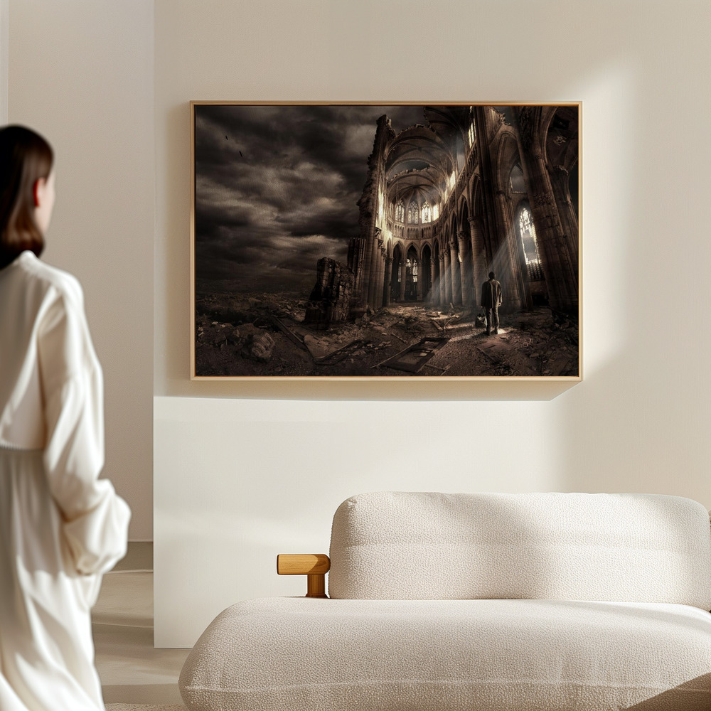 Canvas schilderi - Faith in de hal