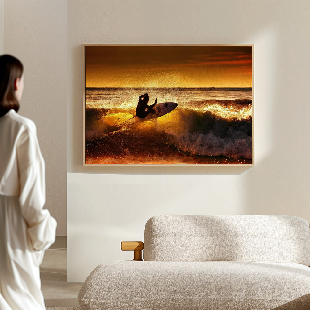 Canvas print - Front side in the hall