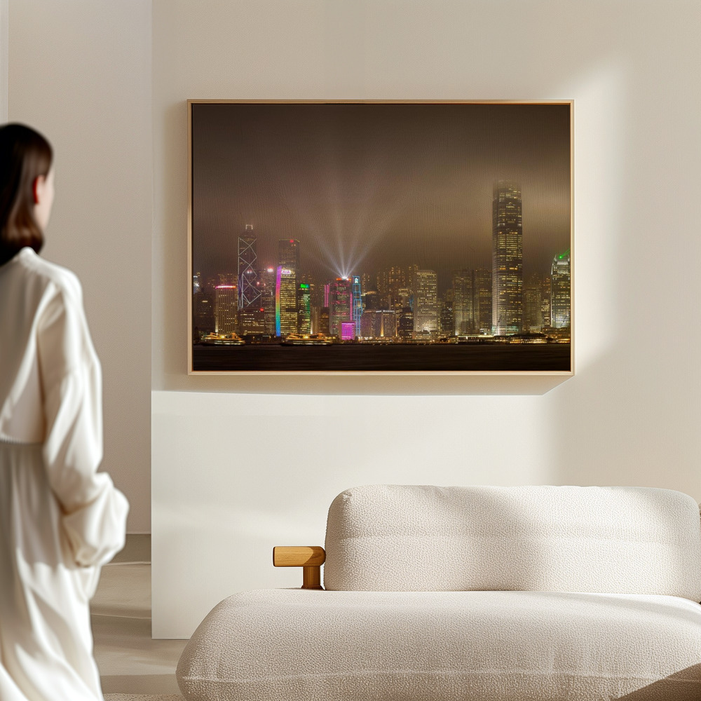 Canvas print - Hong Kong Island in the hall
