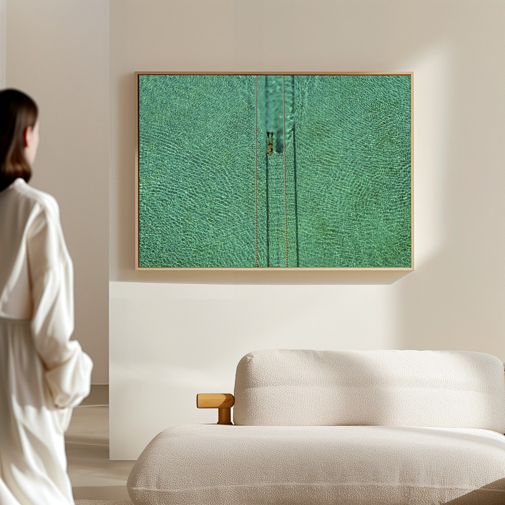 Canvas print - Swimmer in the hall