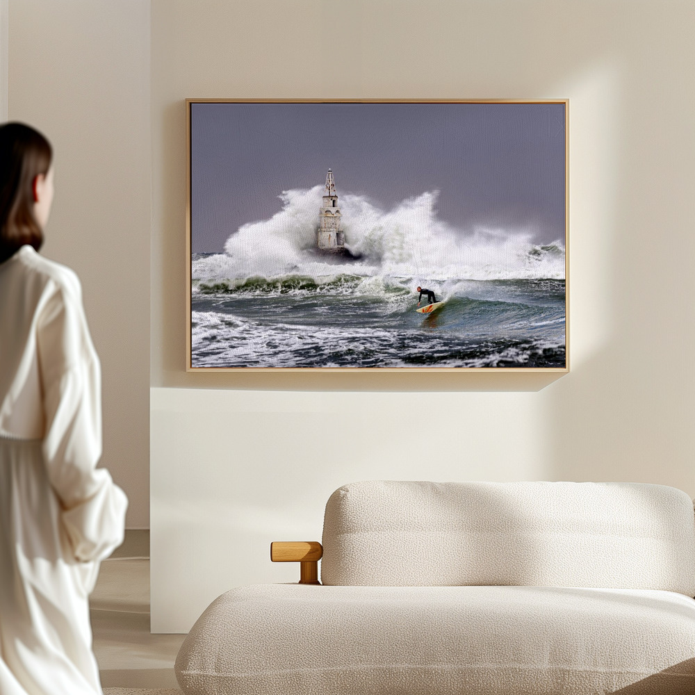 Canvas print - Tempest's Triumph in the hall