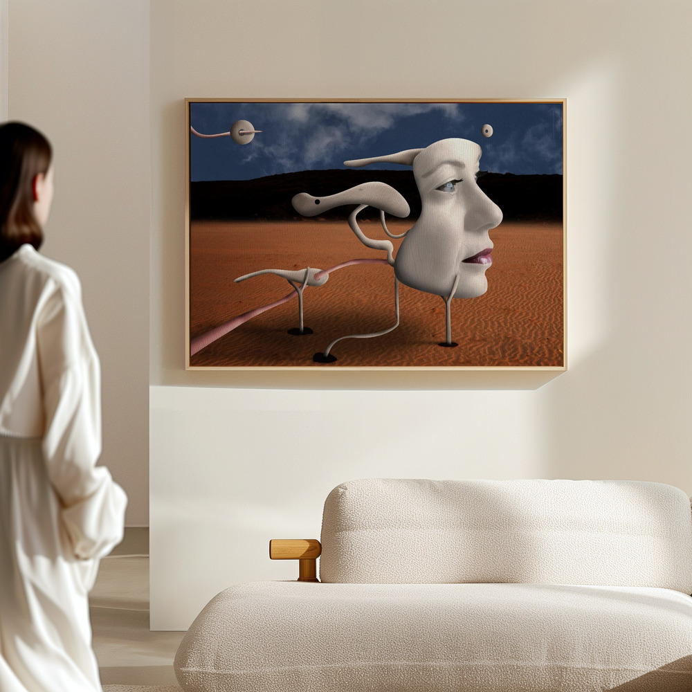 Canvas print - A Tribute to Salvdor Dalì in the hall