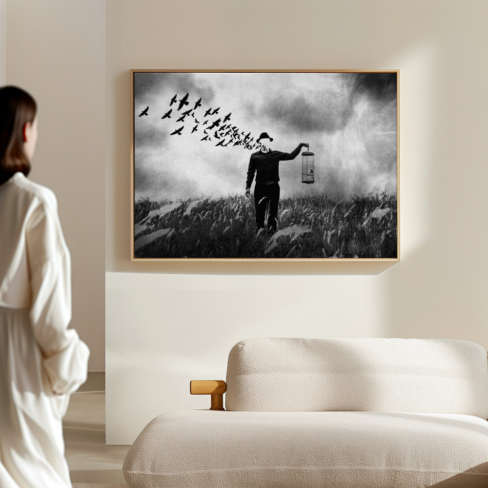 Toile - Freedom dans le hall