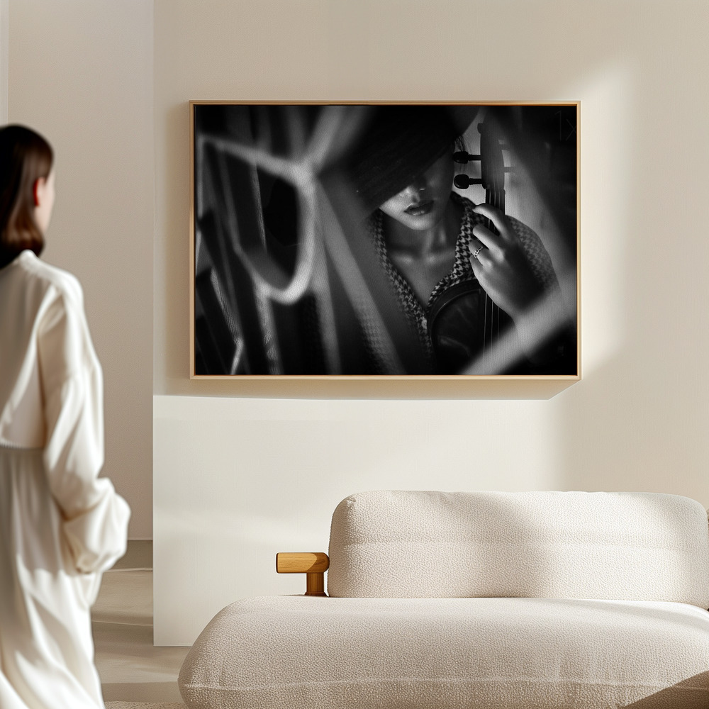 Canvas print - Shadows of Solitude in the hall