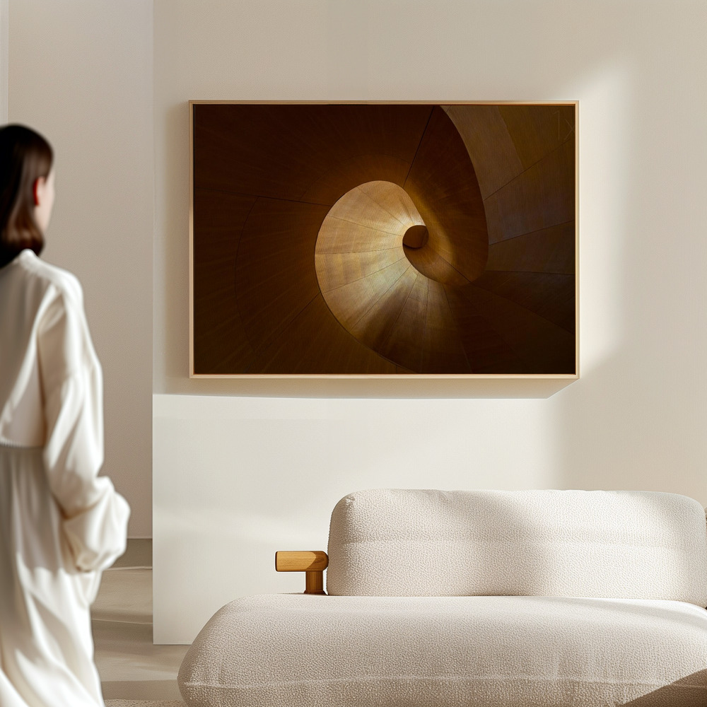 Canvas print - Spiral in the hall