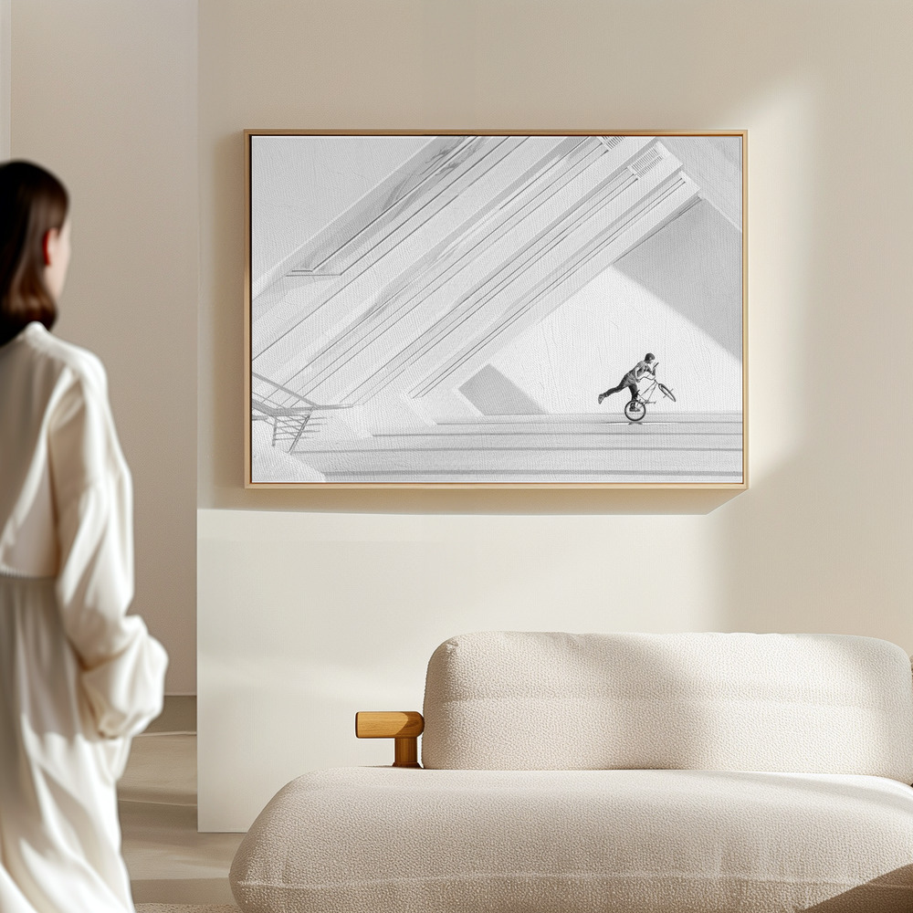 Toile - Bicycle art dans le hall