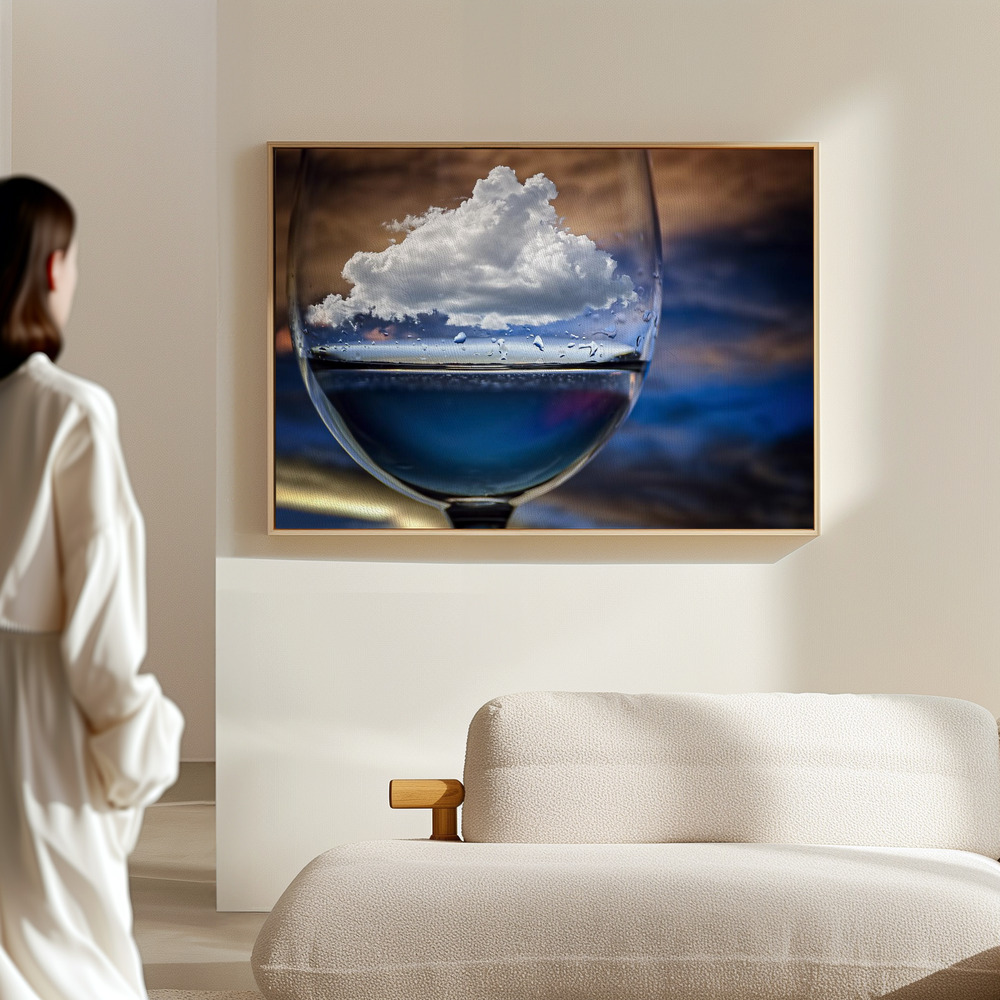 Lienzo - Cloud in a glass in the hall