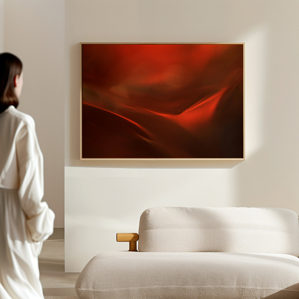 Canvas taulu - The red valley salissa