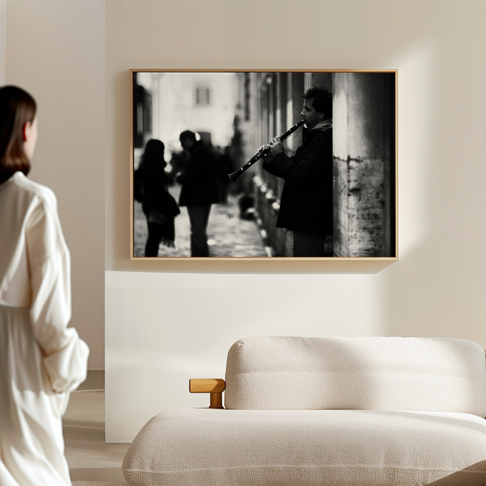 Canvas schilderi - Rome street song in de hal
