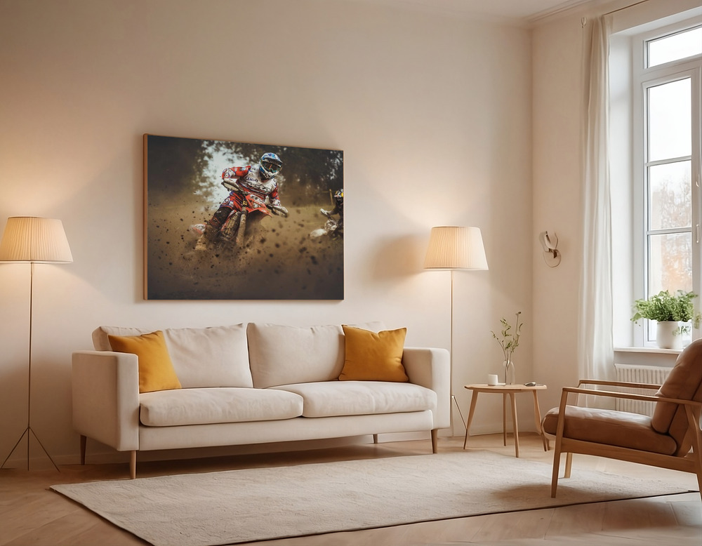 Canvas print - #87 over the sofa