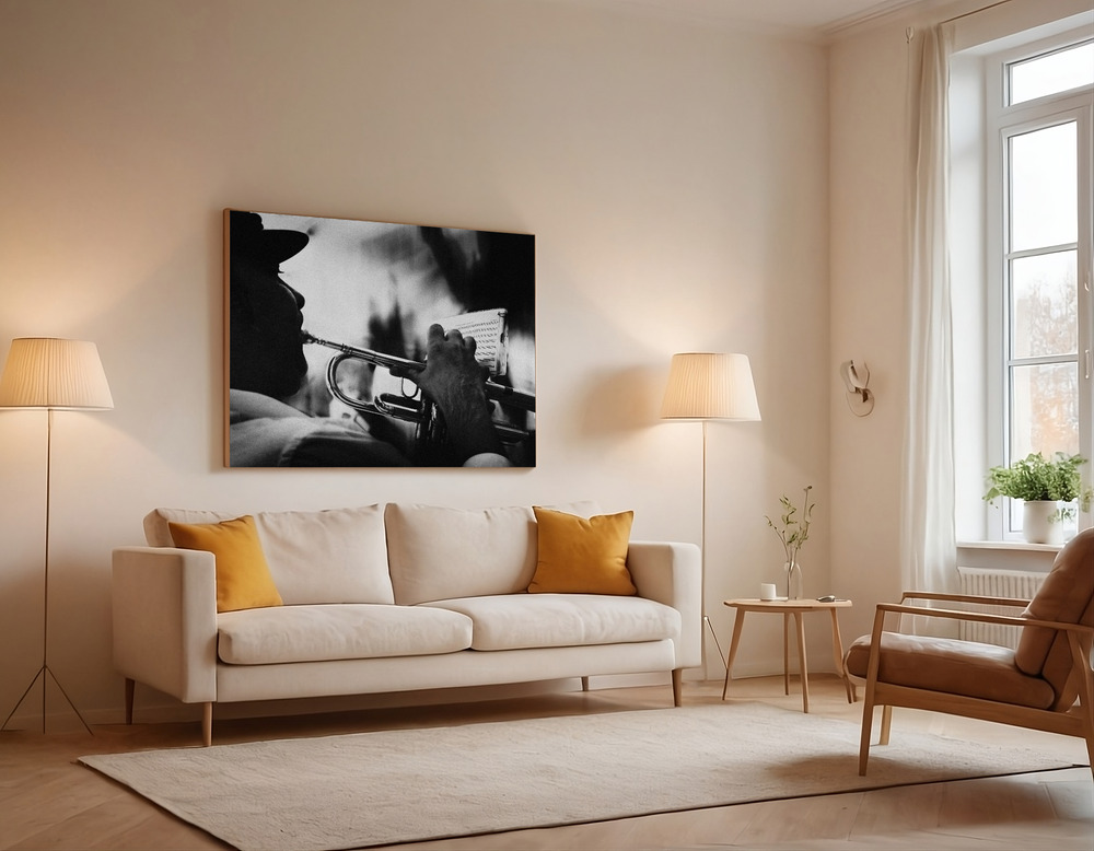 Canvas print - Just follow my lead over the sofa