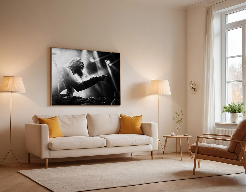 Canvas print - Here's looking at you kid over the sofa