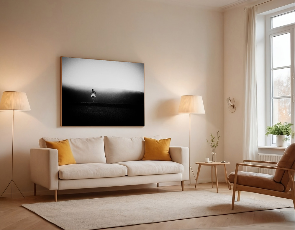 Canvas print - N/t over the sofa