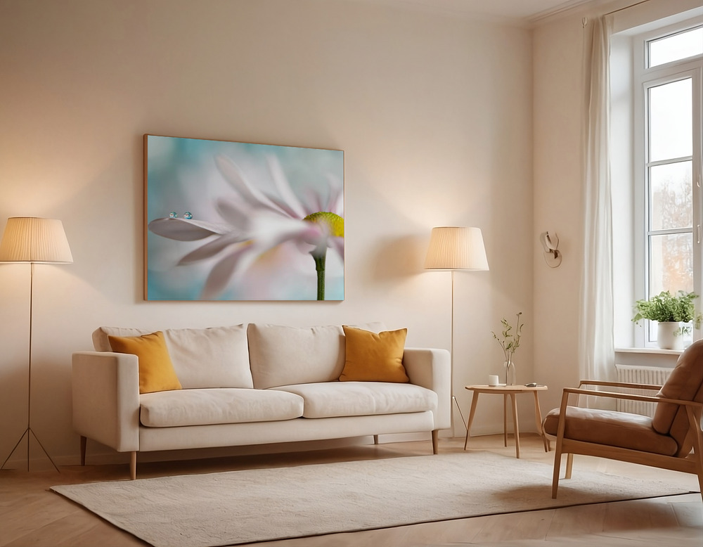 Canvas print - Tiny duo over the sofa