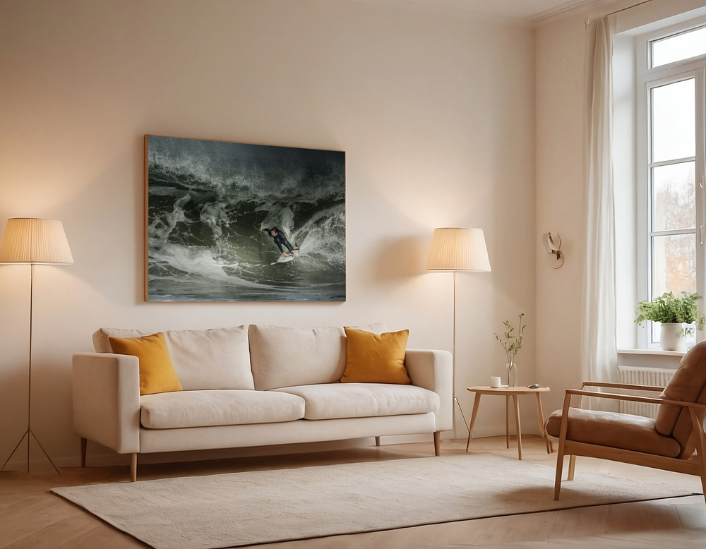 Canvas print - Seeking some shade... over the sofa