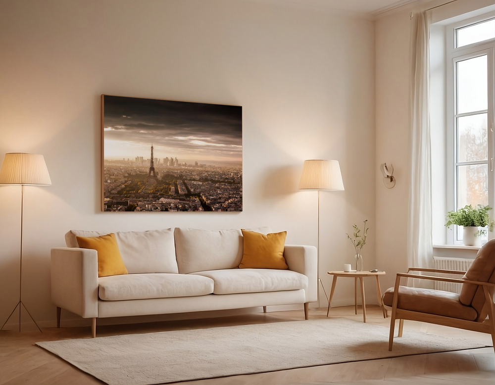 Canvas print - Paris Magnificence over the sofa