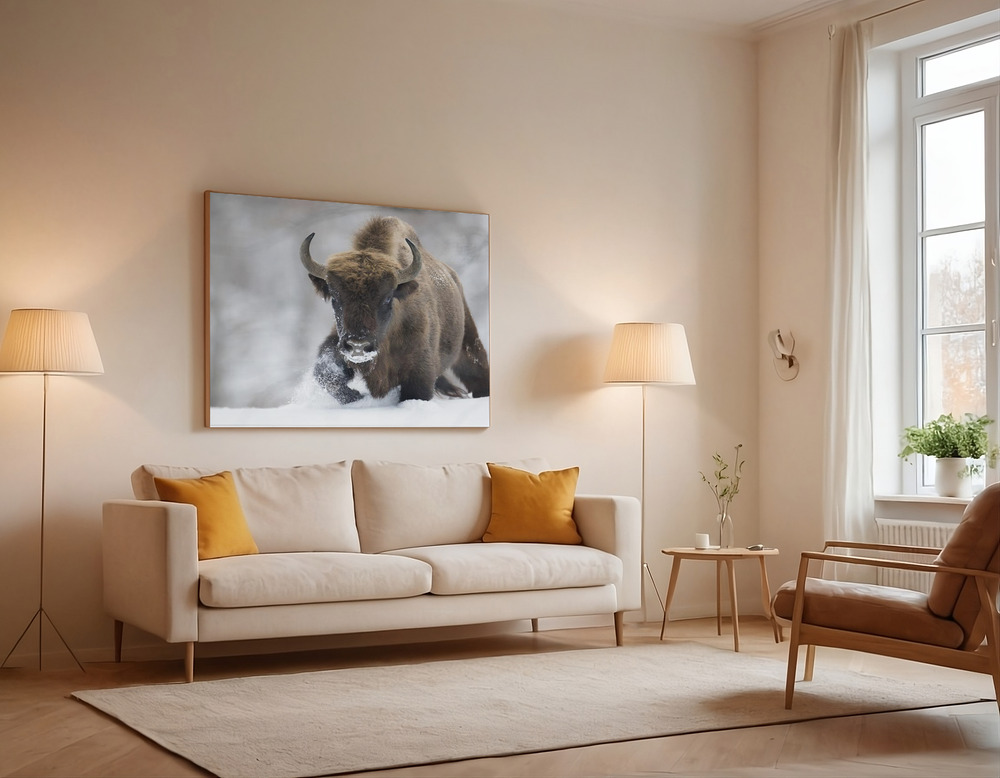Canvas print - Rewilded over the sofa