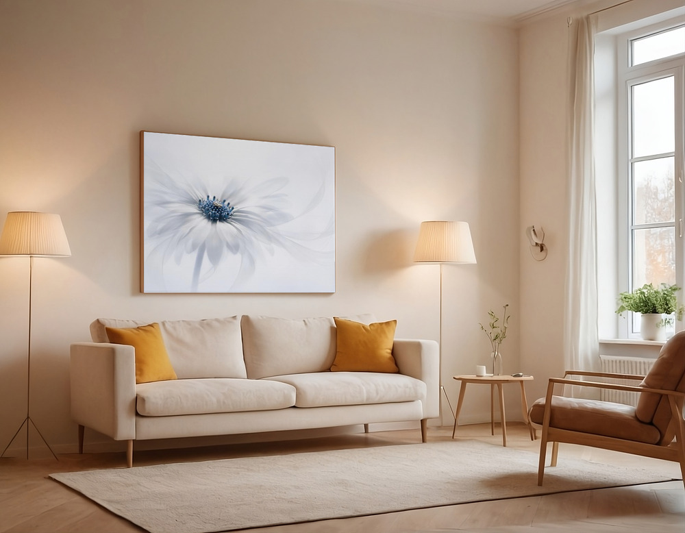 Canvas print - Serenity over the sofa