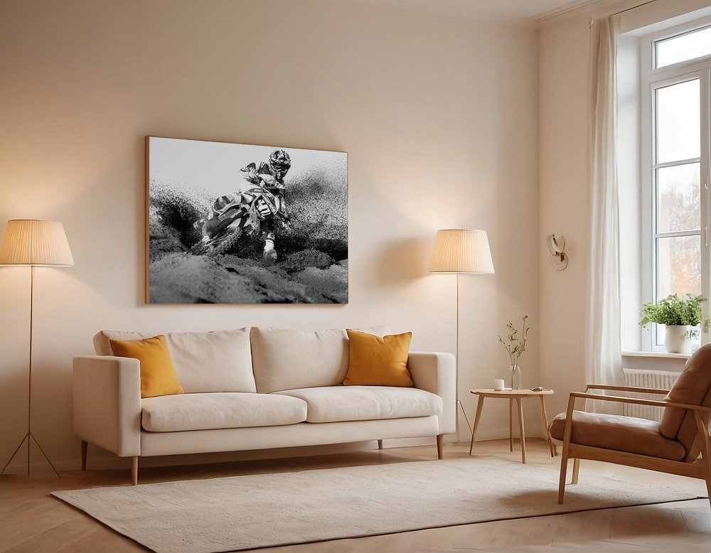 Canvas print - Krisztian Tompa over the sofa