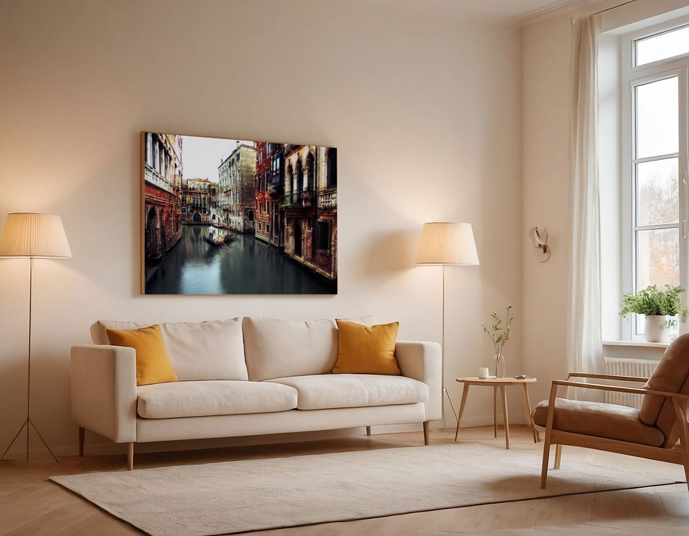 Canvas print - The Gondolier over the sofa