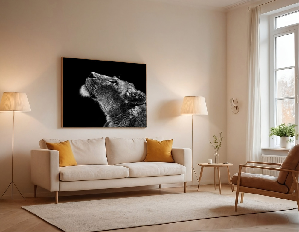 Canvas print - Looking Up over the sofa