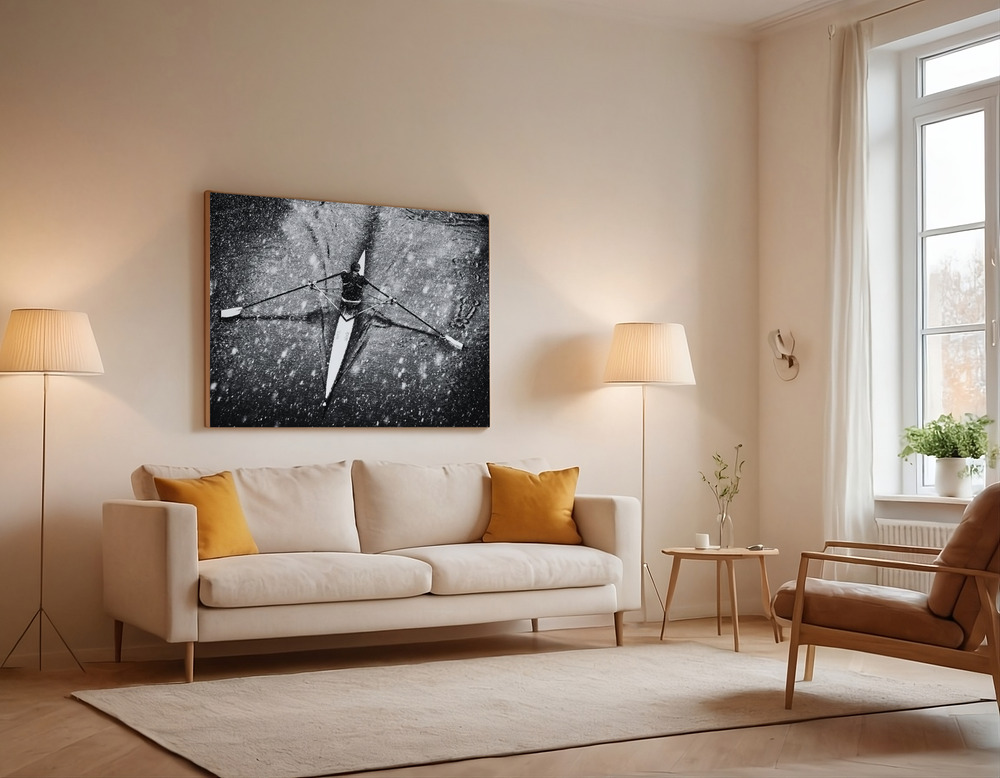 Canvas print - Winter picture over the sofa