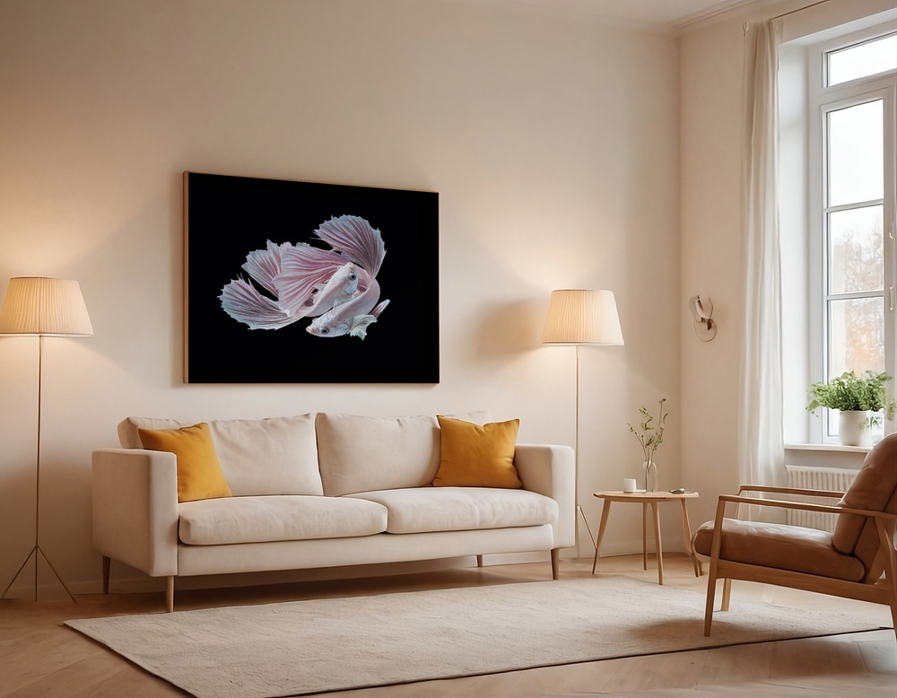 Canvas print - The Love over the sofa