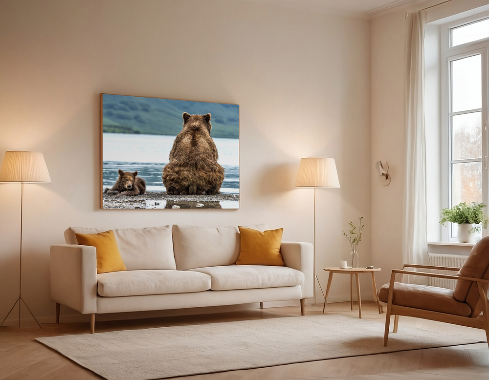 Canvas print - Opposites over the sofa