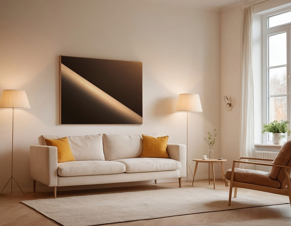 Canvas print - Maranjab Desret over the sofa