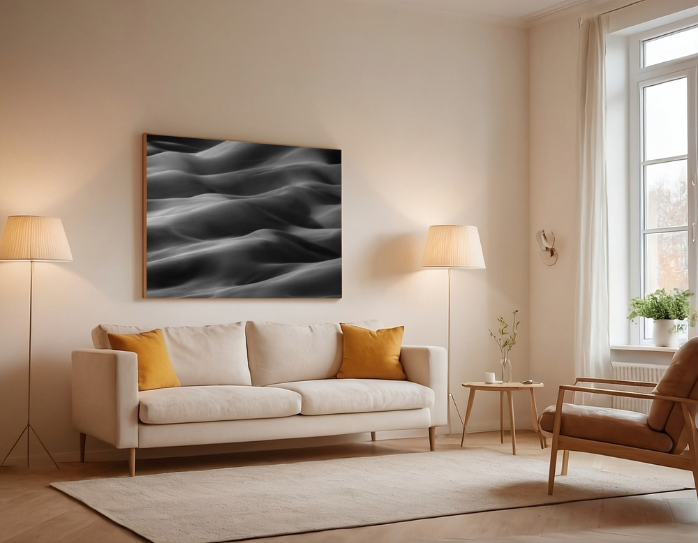Canvas print - Sandy Hills over the sofa