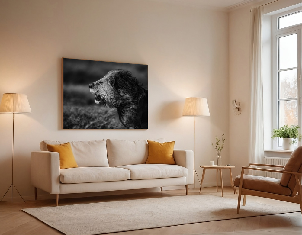 Canvas print - Breeze over the sofa