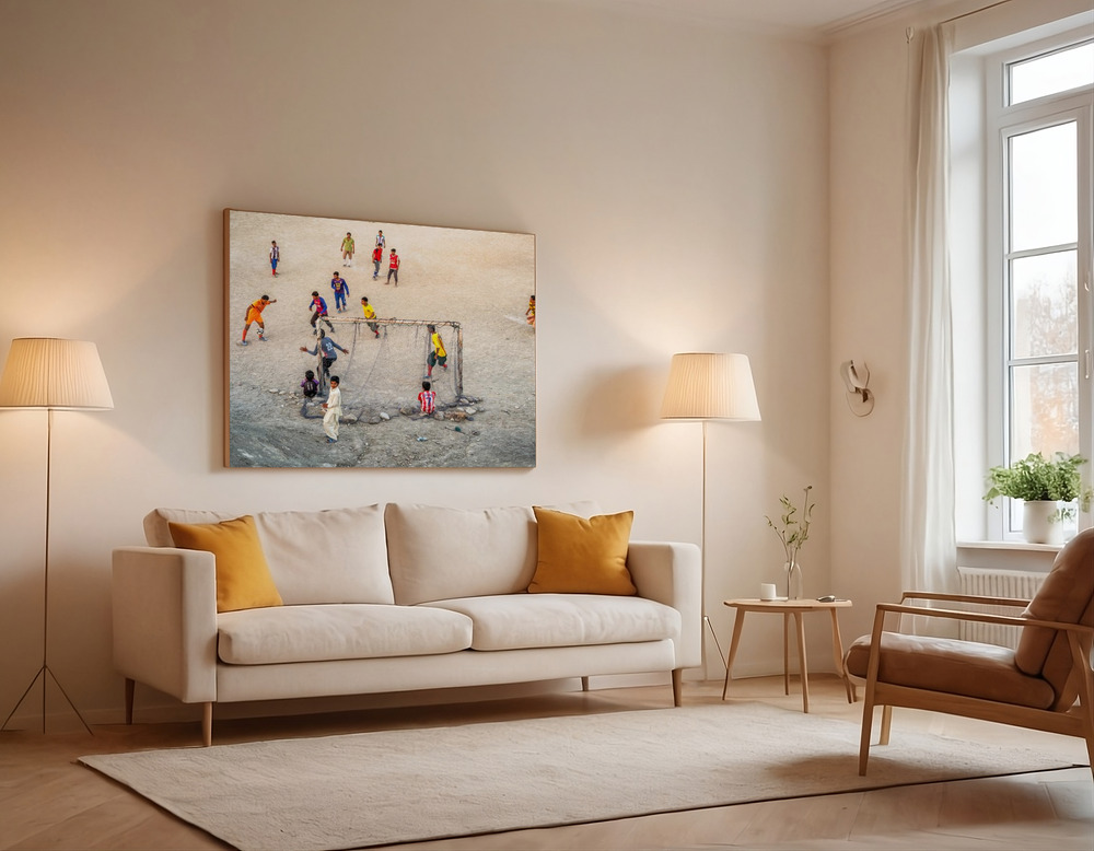 Canvas print - Champions league II over the sofa