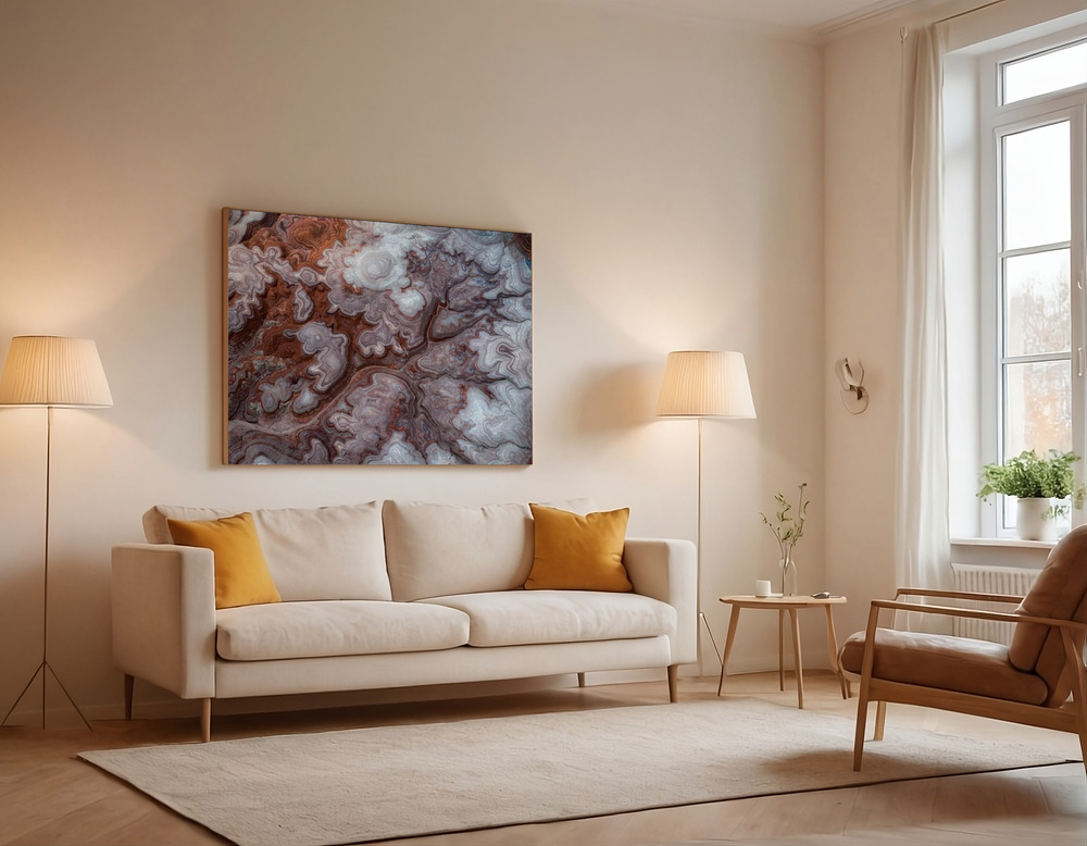 Canvas print - Colors of Utah over the sofa
