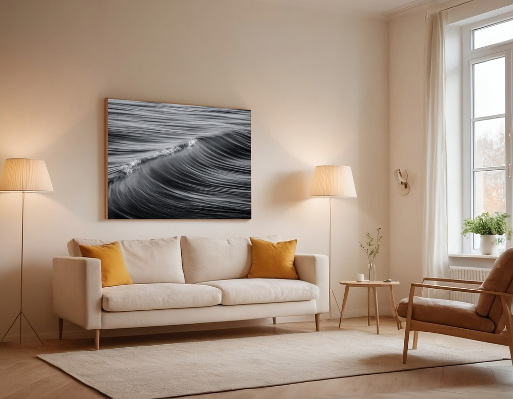 Canvas print - Liquid over the sofa