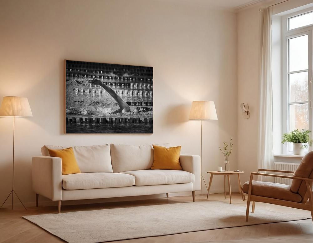 Canvas print - Through the Light over the sofa