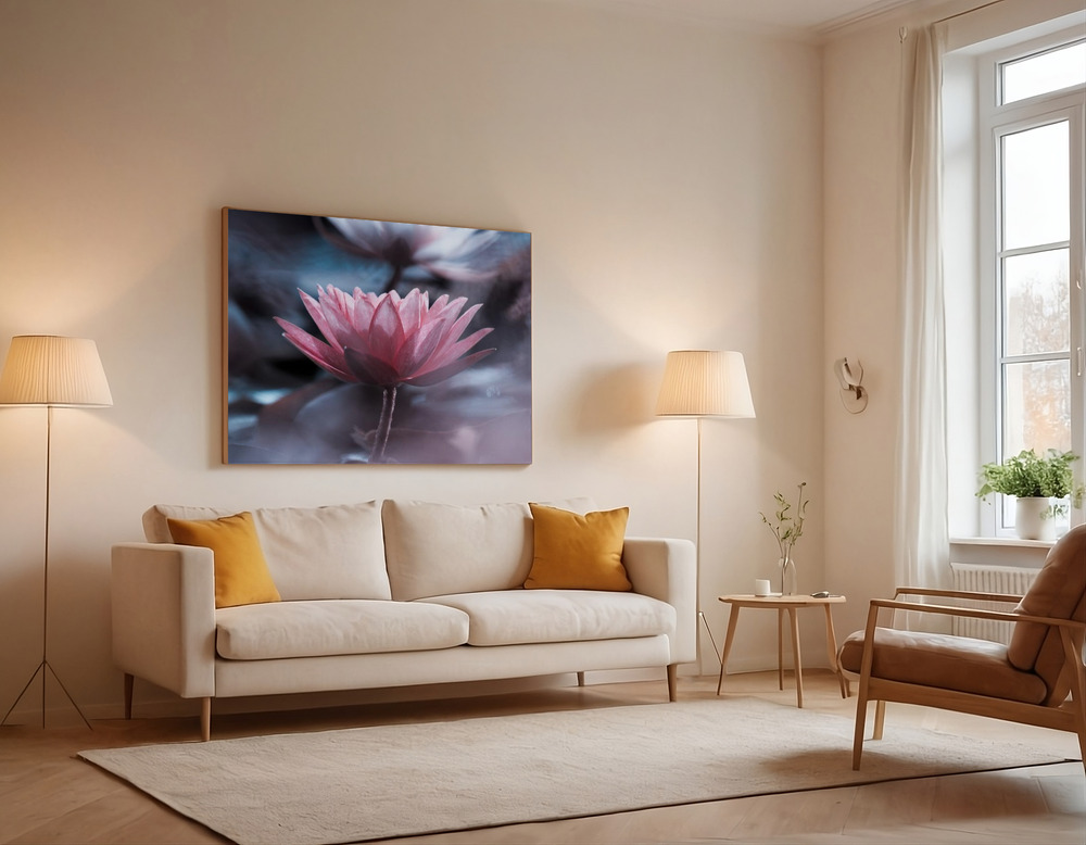 Canvas print - Silence over the sofa