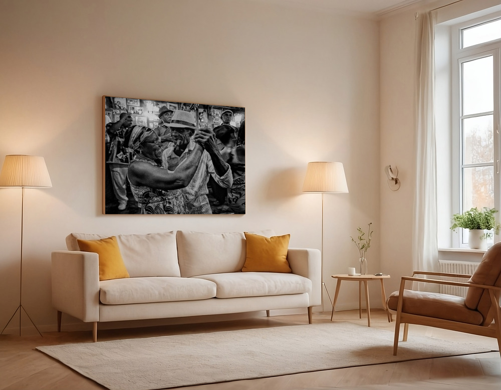 Canvas print - Casa de Musica over the sofa