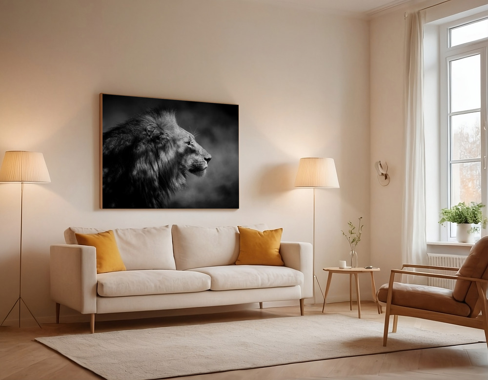 Canvas print - The Male over the sofa