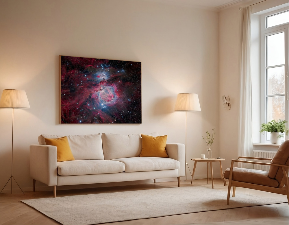 Canvas print - Orion over the sofa