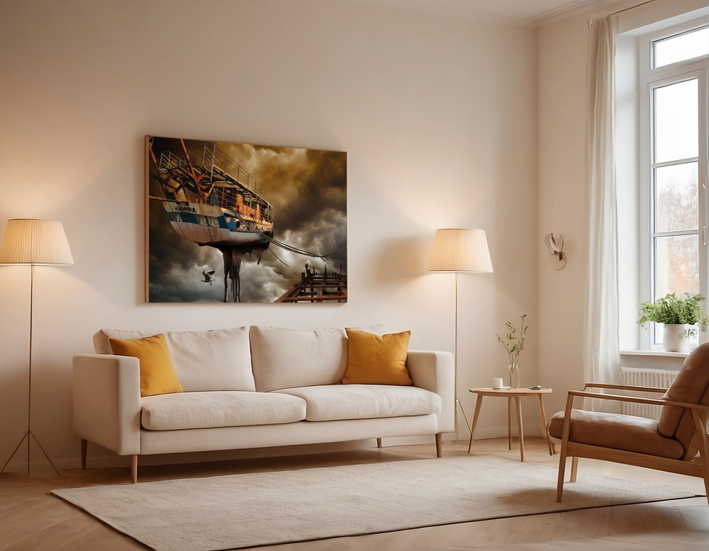 Canvas print - Nimfa over the sofa