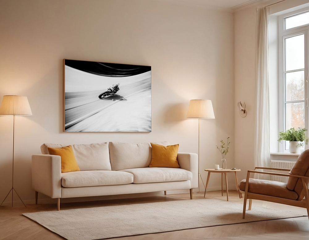 Canvas print - A Smoother Road over the sofa