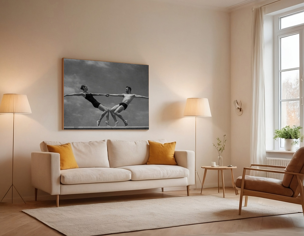 Canvas print - Grace&Strenght 2.0 over the sofa