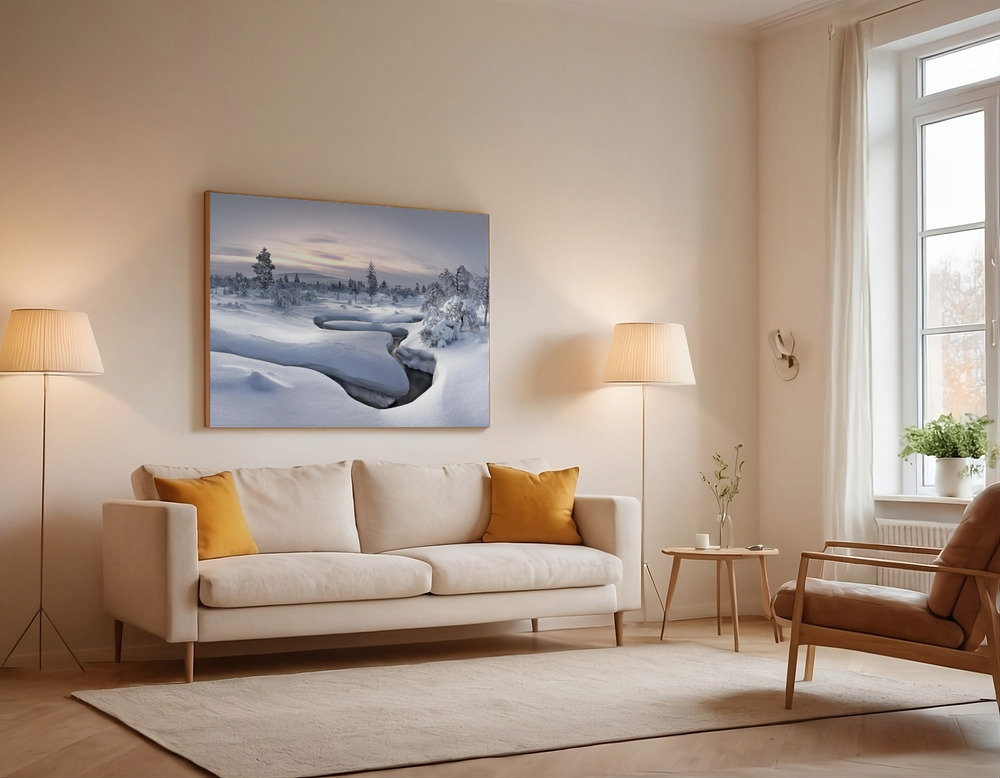 Canvas print - Kiilopää - Lapland over the sofa