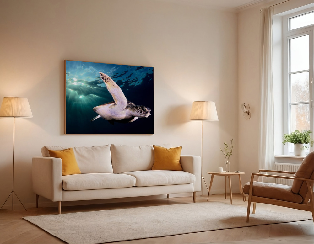 Canvas print - Afternoon over the sofa